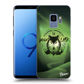 Picasee Silikónový prehľadný obal pre Samsung Galaxy S9 G960F - Wolf life