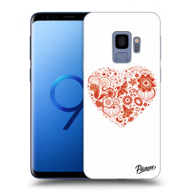 Picasee Silikónový prehľadný obal pre Samsung Galaxy S9 G960F - Big heart