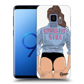 Picasee Silikónový čierny obal pre Samsung Galaxy S9 G960F - Crossfit girl - nickynellow