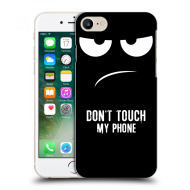 Picasee Silikónový čierny obal pre Apple iPhone 8 - Don't Touch My Phone - cena, porovnanie