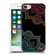 Picasee Silikónový čierny obal pre Apple iPhone 8 - Flowers pattern - cena, porovnanie