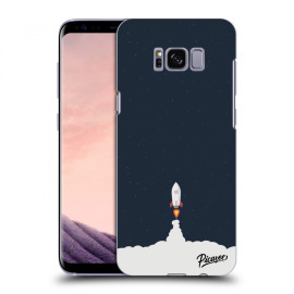 Picasee Silikónový čierny obal pre Samsung Galaxy S8 G950F - Astronaut 2