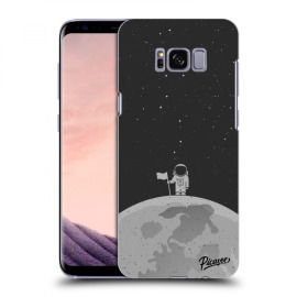 Picasee Silikónový čierny obal pre Samsung Galaxy S8 G950F - Astronaut