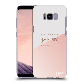 Picasee Silikónový čierny obal pre Samsung Galaxy S8 G950F - You create your own opportunities