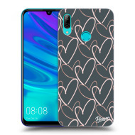 Picasee Silikónový čierny obal pre Huawei P Smart 2019 - Lots of love - cena, porovnanie