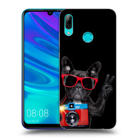 Picasee Silikónový čierny obal pre Huawei P Smart 2019 - French Bulldog