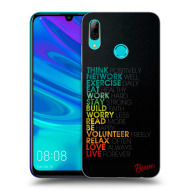 Picasee Silikónový čierny obal pre Huawei P Smart 2019 - Motto life - cena, porovnanie