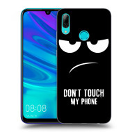 Picasee Silikónový čierny obal pre Huawei P Smart 2019 - Don't Touch My Phone - cena, porovnanie