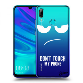 Picasee Silikónový prehľadný obal pre Huawei P Smart 2019 - Don't Touch My Phone