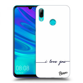 Picasee Silikónový čierny obal pre Huawei P Smart 2019 - I love you