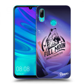 Picasee Silikónový čierny obal pre Huawei P Smart 2019 - Wolf