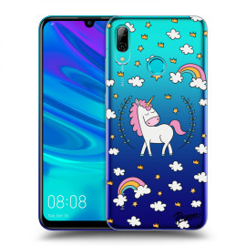 Picasee Silikónový prehľadný obal pre Huawei P Smart 2019 - Unicorn star heaven