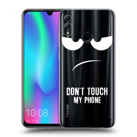 Picasee Silikónový prehľadný obal pre Honor 10 Lite - Don't Touch My Phone