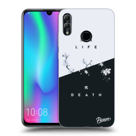 Picasee Silikónový prehľadný obal pre Honor 10 Lite - Life - Death