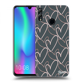 Picasee Silikónový prehľadný obal pre Honor 10 Lite - Lots of love