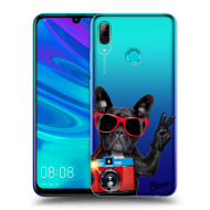 Picasee Silikónový prehľadný obal pre Huawei P Smart 2019 - French Bulldog - cena, porovnanie