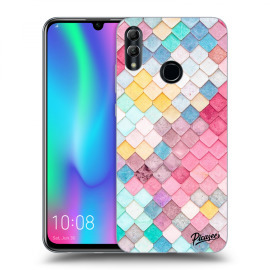 Picasee Silikónový čierny obal pre Honor 10 Lite - Colorful roof