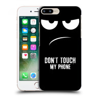 Picasee Silikónový čierny obal pre Apple iPhone 7 Plus - Don't Touch My Phone - cena, porovnanie