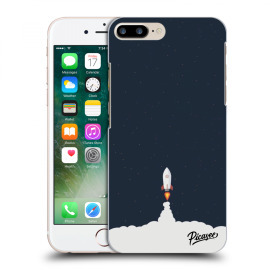 Picasee Silikónový čierny obal pre Apple iPhone 7 Plus - Astronaut 2