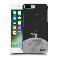 Picasee Silikónový čierny obal pre Apple iPhone 7 Plus - Astronaut - cena, porovnanie