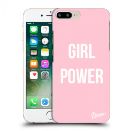 Picasee Silikónový čierny obal pre Apple iPhone 7 Plus - Girl Power