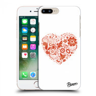 Picasee Silikónový čierny obal pre Apple iPhone 7 Plus - Big heart - cena, porovnanie