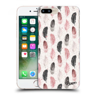 Picasee Silikónový čierny obal pre Apple iPhone 8 Plus - Feather 2 - cena, porovnanie