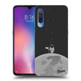 Picasee Silikónový čierny obal pre Xiaomi Mi 9 - Astronaut