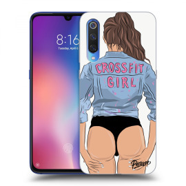 Picasee Silikónový čierny obal pre Xiaomi Mi 9 - Crossfit girl - nickynellow