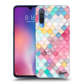 Picasee Silikónový čierny obal pre Xiaomi Mi 9 - Colorful roof