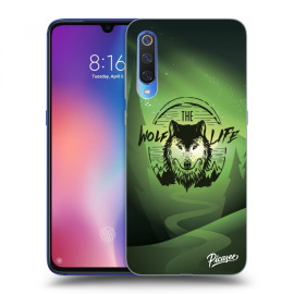 Picasee Silikónový čierny obal pre Xiaomi Mi 9 - Wolf life