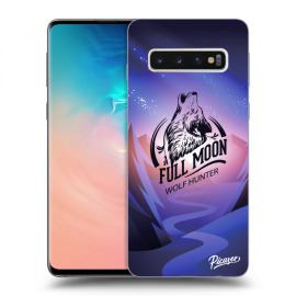 Picasee Silikónový prehľadný obal pre Samsung Galaxy S10 G973 - Wolf