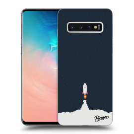 Picasee Silikónový čierny obal pre Samsung Galaxy S10 G973 - Astronaut 2