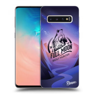 Picasee Silikónový čierny obal pre Samsung Galaxy S10 G973 - Wolf - cena, porovnanie