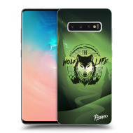 Picasee Silikónový čierny obal pre Samsung Galaxy S10 Plus G975 - Wolf life - cena, porovnanie