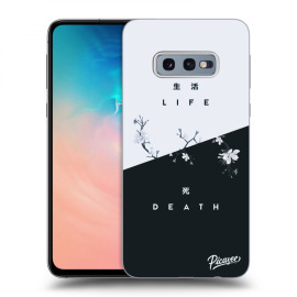 Picasee Silikónový prehľadný obal pre Samsung Galaxy S10e G970 - Life - Death