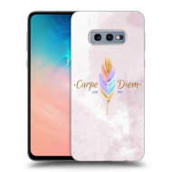 Picasee Silikónový čierny obal pre Samsung Galaxy S10e G970 - Carpe Diem - cena, porovnanie