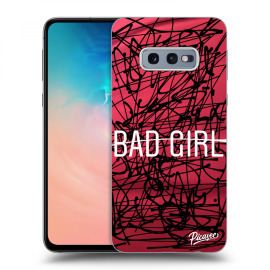 Picasee Silikónový čierny obal pre Samsung Galaxy S10e G970 - Bad girl