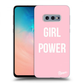 Picasee Silikónový čierny obal pre Samsung Galaxy S10e G970 - Girl Power