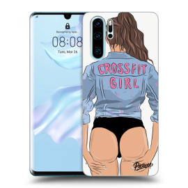 Picasee Silikónový čierny obal pre Huawei P30 Pro - Crossfit girl - nickynellow