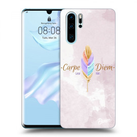 Picasee Silikónový čierny obal pre Huawei P30 Pro - Carpe Diem