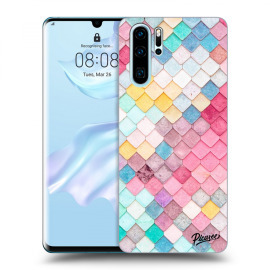 Picasee Silikónový čierny obal pre Huawei P30 Pro - Colorful roof