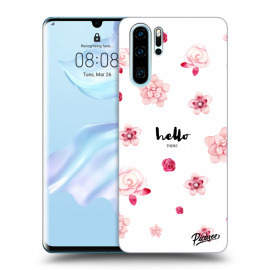 Picasee Silikónový čierny obal pre Huawei P30 Pro - Hello there