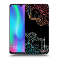 Picasee Silikónový čierny obal pre Honor 10 Lite - Flowers pattern - cena, porovnanie