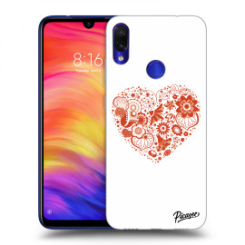 Picasee Silikónový čierny obal pre Xiaomi Redmi Note 7 - Big heart