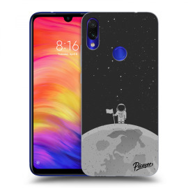 Picasee Silikónový čierny obal pre Xiaomi Redmi Note 7 - Astronaut