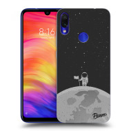 Picasee Silikónový čierny obal pre Xiaomi Redmi Note 7 - Astronaut - cena, porovnanie