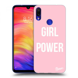 Picasee Silikónový čierny obal pre Xiaomi Redmi Note 7 - Girl Power