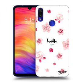 Picasee Silikónový čierny obal pre Xiaomi Redmi Note 7 - Hello there