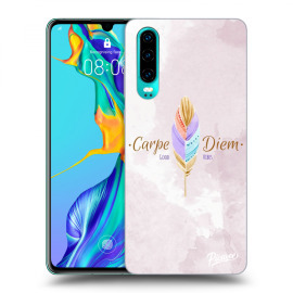 Picasee Silikónový prehľadný obal pre Huawei P30 - Carpe Diem